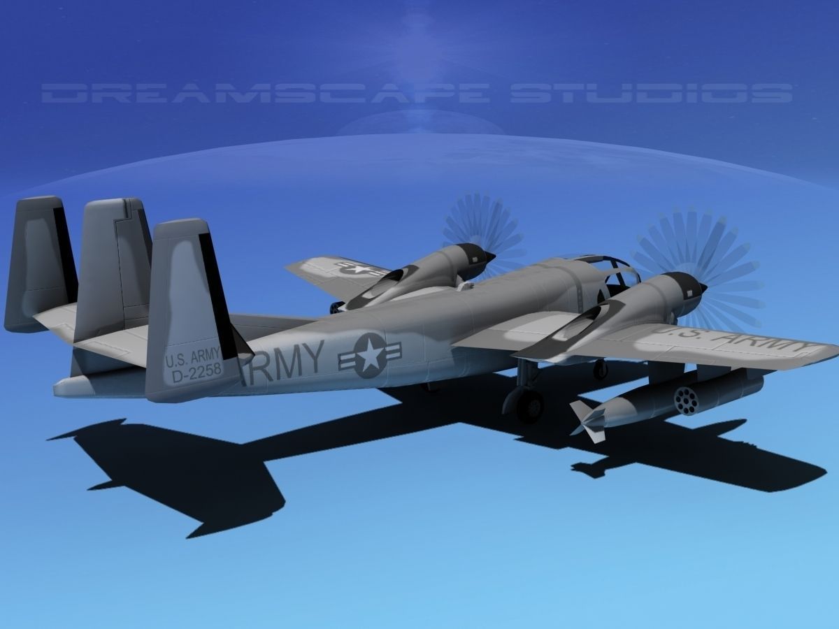 Grumman OV-1D Mohawk V07 3D model_6