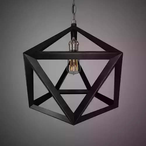 Lamp geometric pendant light