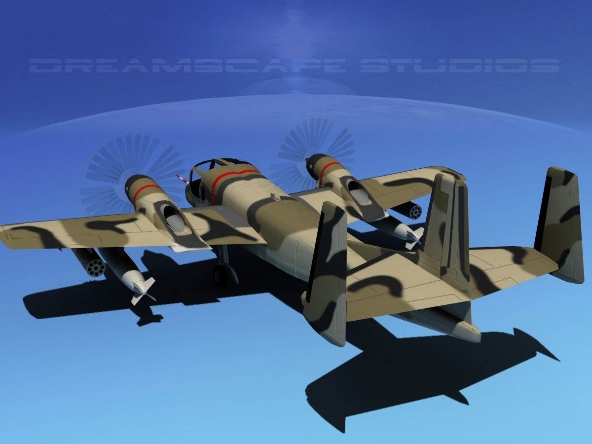 Grumman OV-1D Mohawk V10 3D model_7