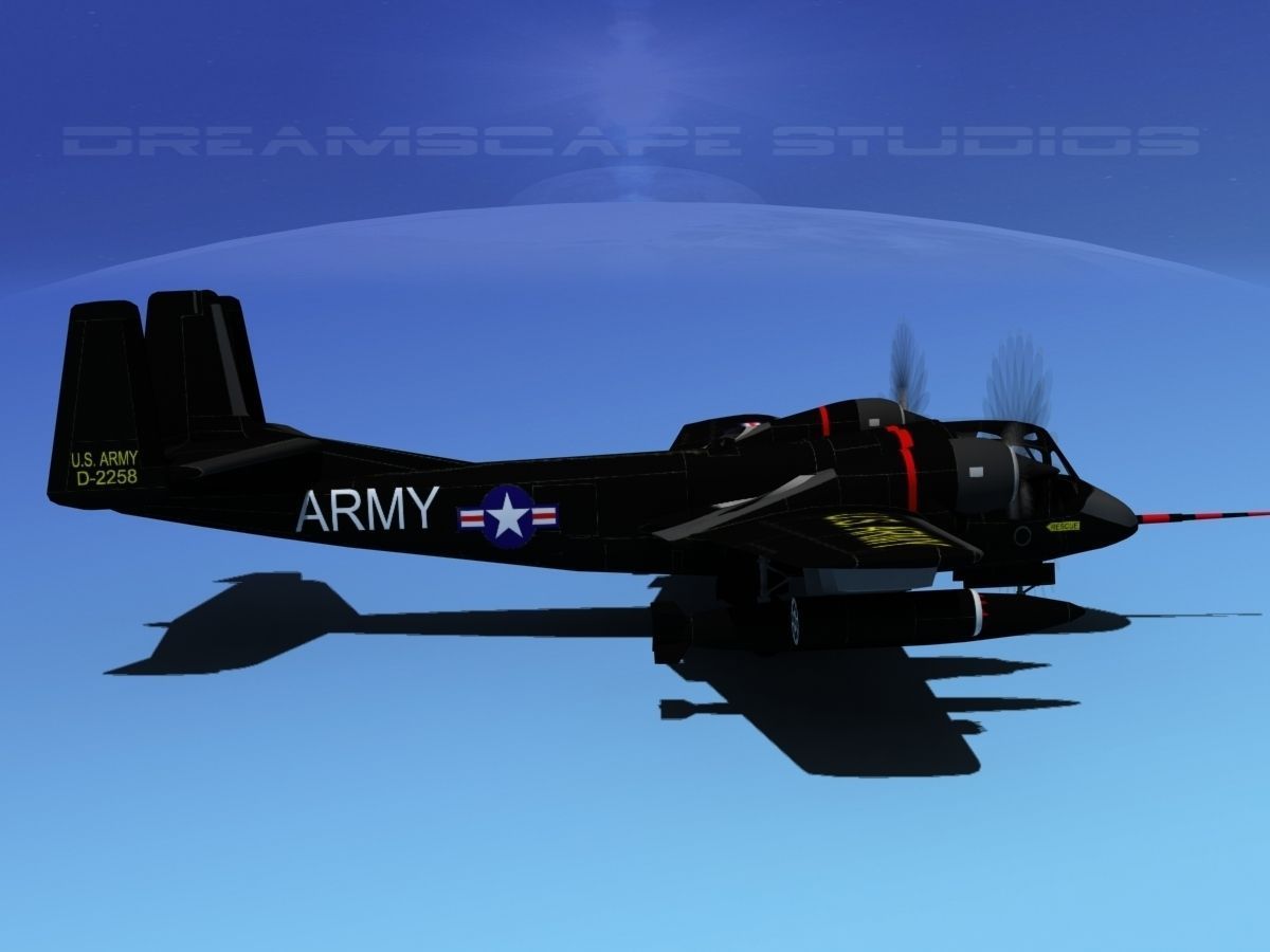 Grumman OV-1D Mohawk V11 3D model_6