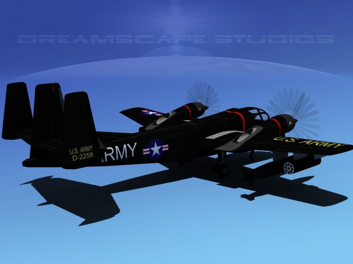 Grumman OV-1D Mohawk V11 3D model_3