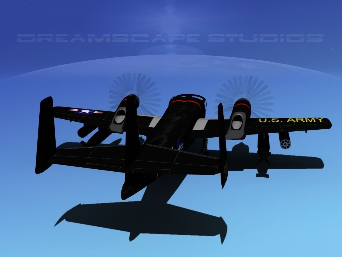 Grumman OV-1D Mohawk V11 3D model_10