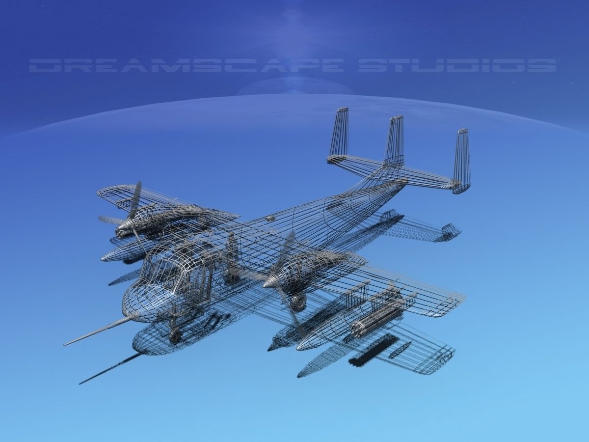 Grumman OV-1D Mohawk V12 3D model_15