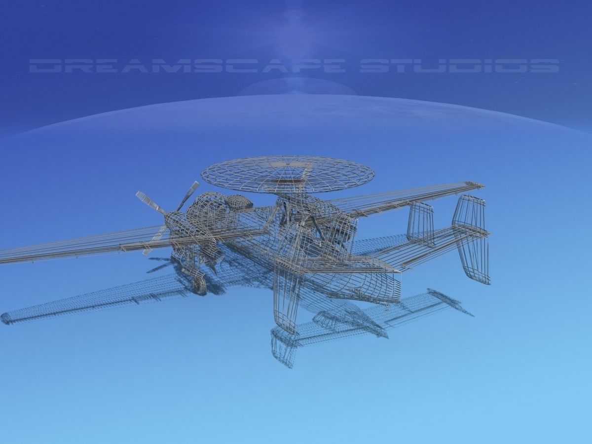 Grumman E-2C Hawkeye V01 3D model_15