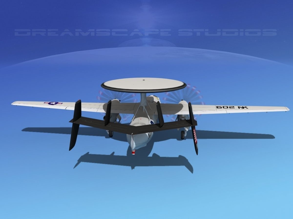 Grumman E-2C Hawkeye V01 3D model_6