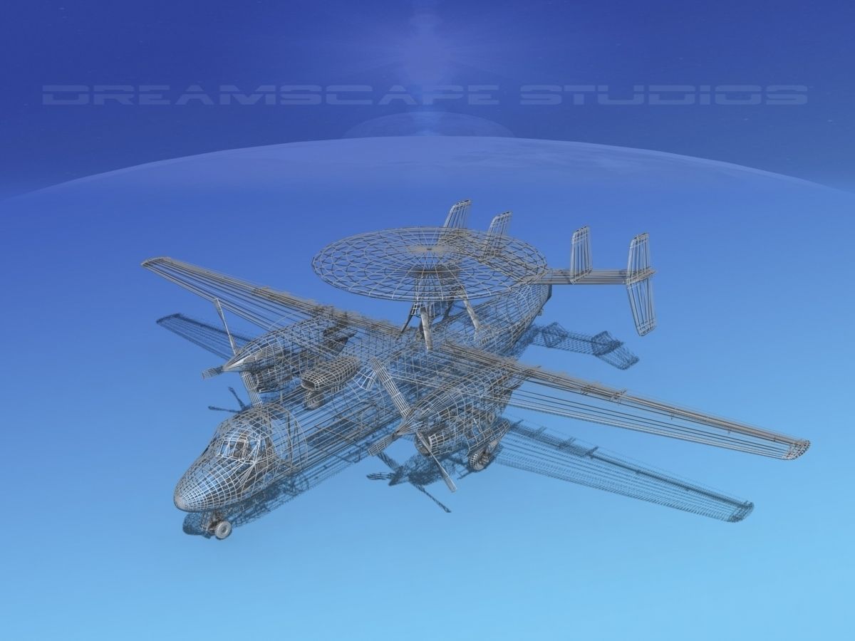 Grumman E-2C Hawkeye V03 3D model_15