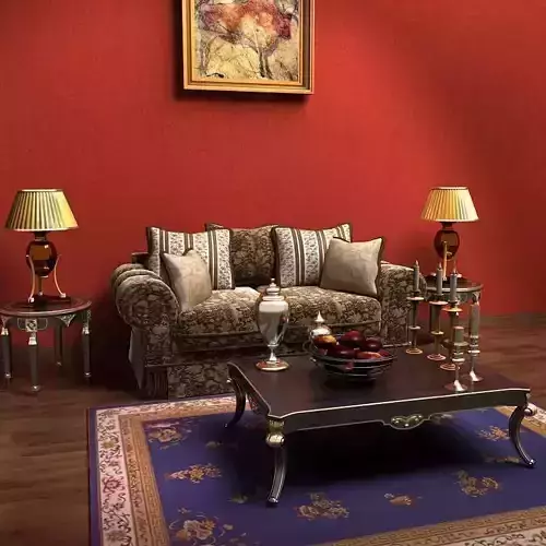 Sofa living room decorating ideas with walls