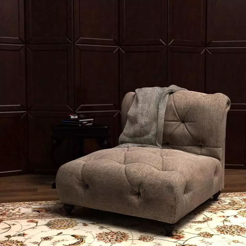 Sofa chaise lounge chair 3D model