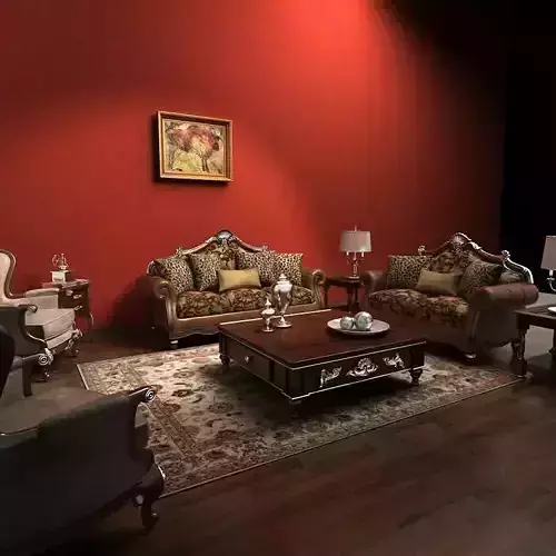 Sofa living room with walls