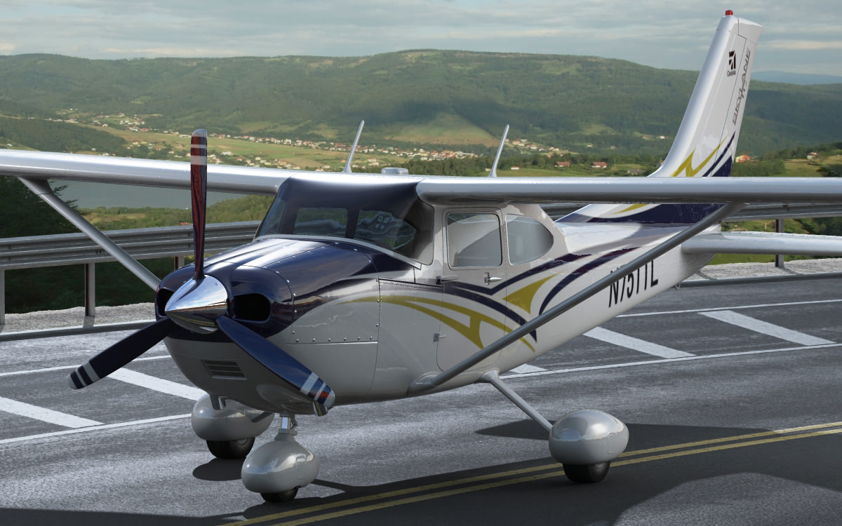 Cessna 182 Skylane 3D model_12