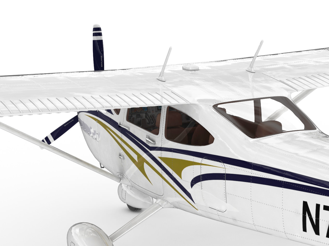 Cessna 182 Skylane 3D model_8