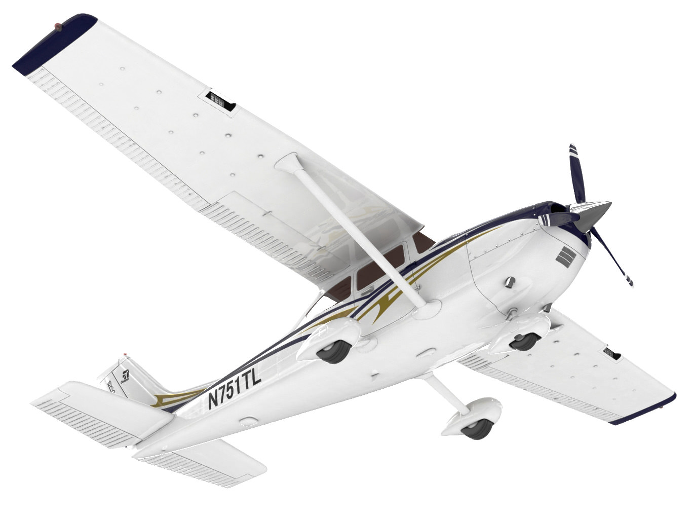 Cessna 182 Skylane 3D model_11