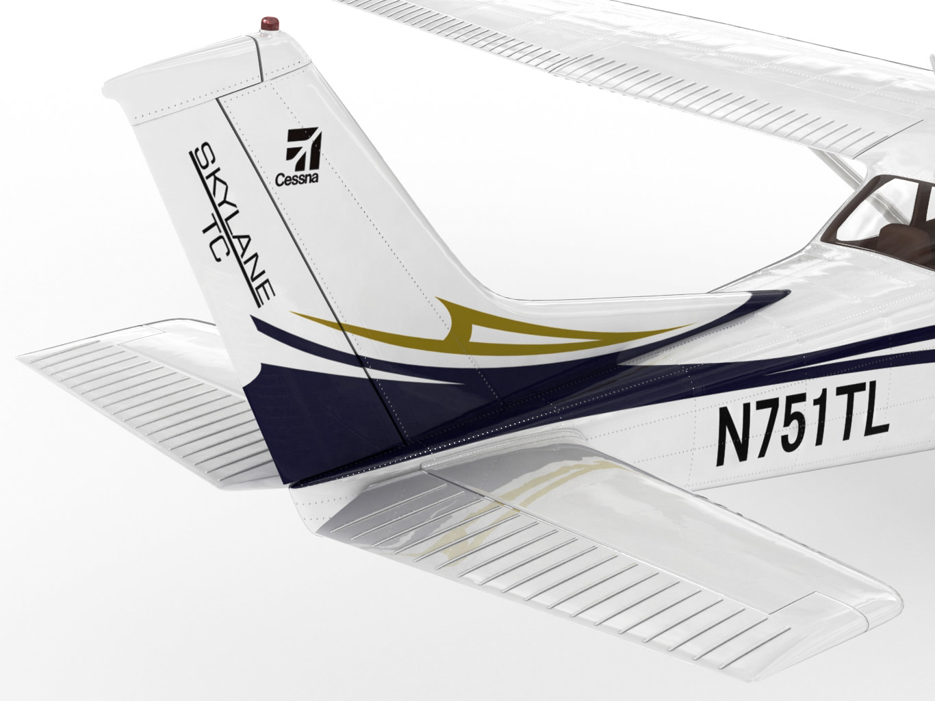 Cessna 182 Skylane 3D model_6