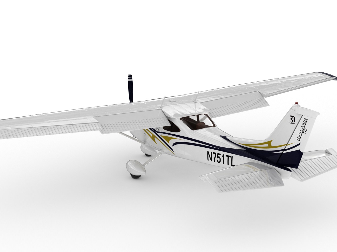 Cessna 182 Skylane 3D model_9