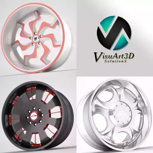 Antera Ace Asanti rims 3D model
