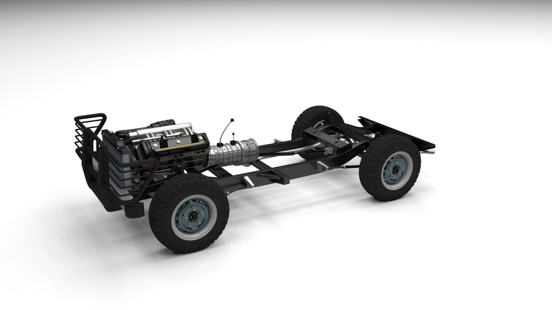 Full SUV Chassis 3D model_37