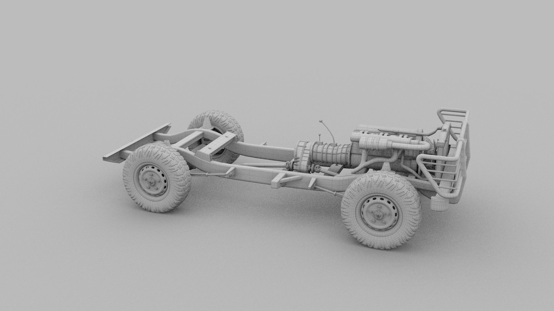 Full SUV Chassis 3D model_27
