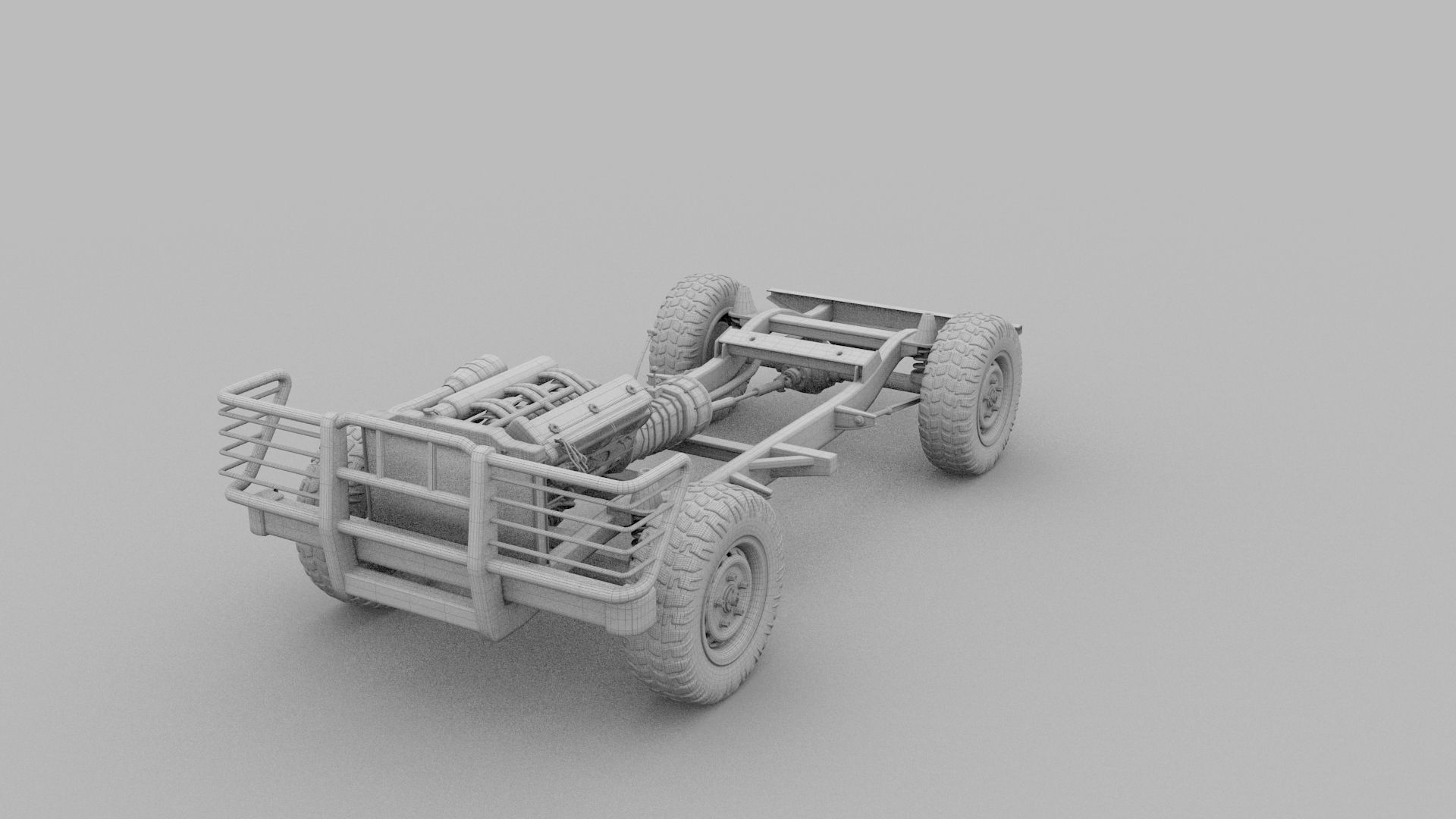 Full SUV Chassis 3D model_17