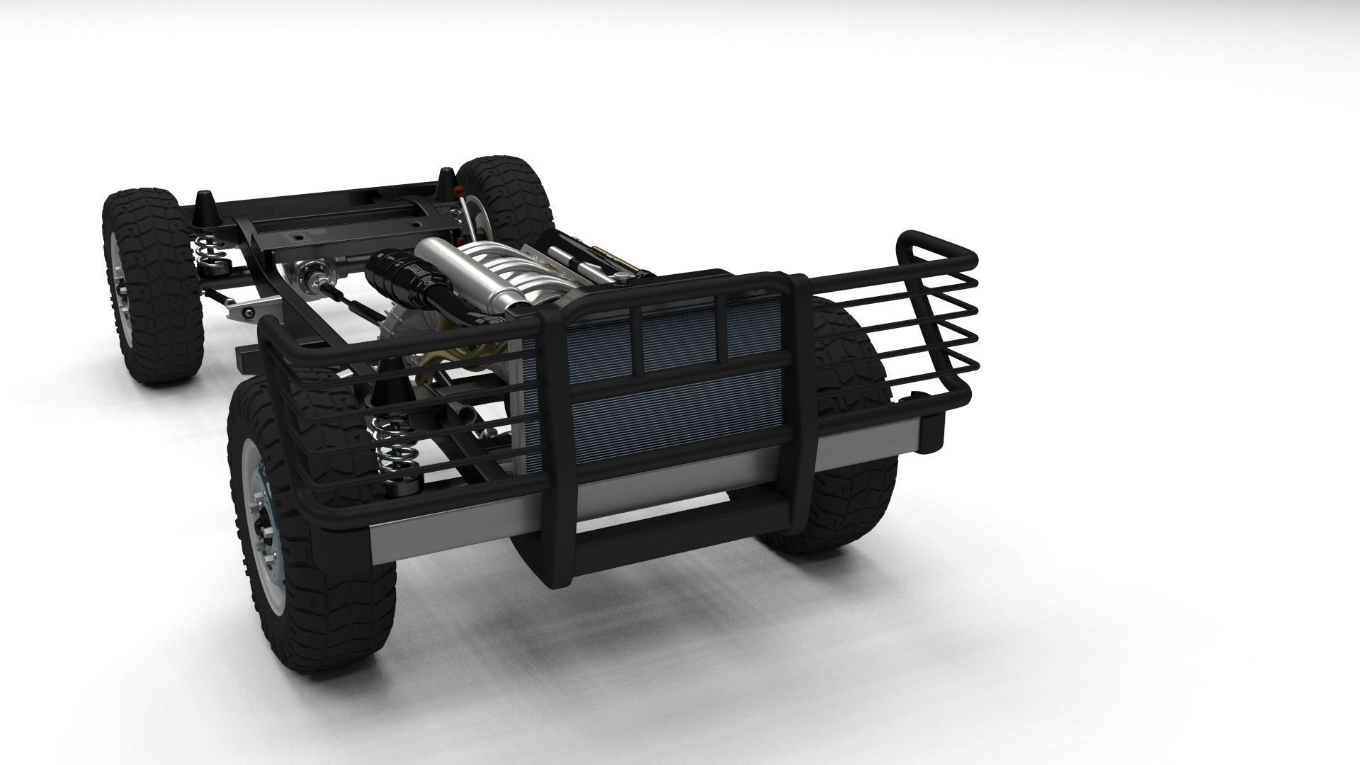 Full SUV Chassis 3D model_14