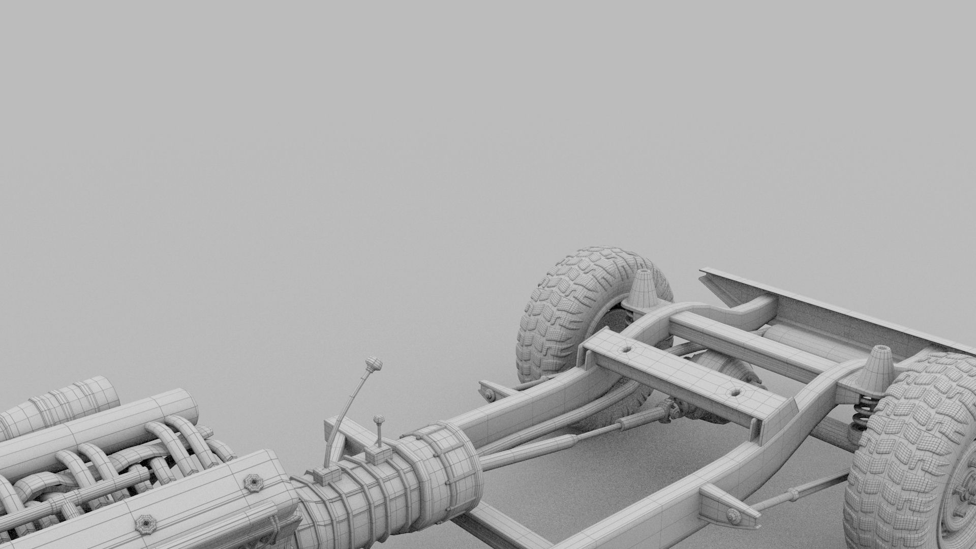 Full SUV Chassis 3D model_22