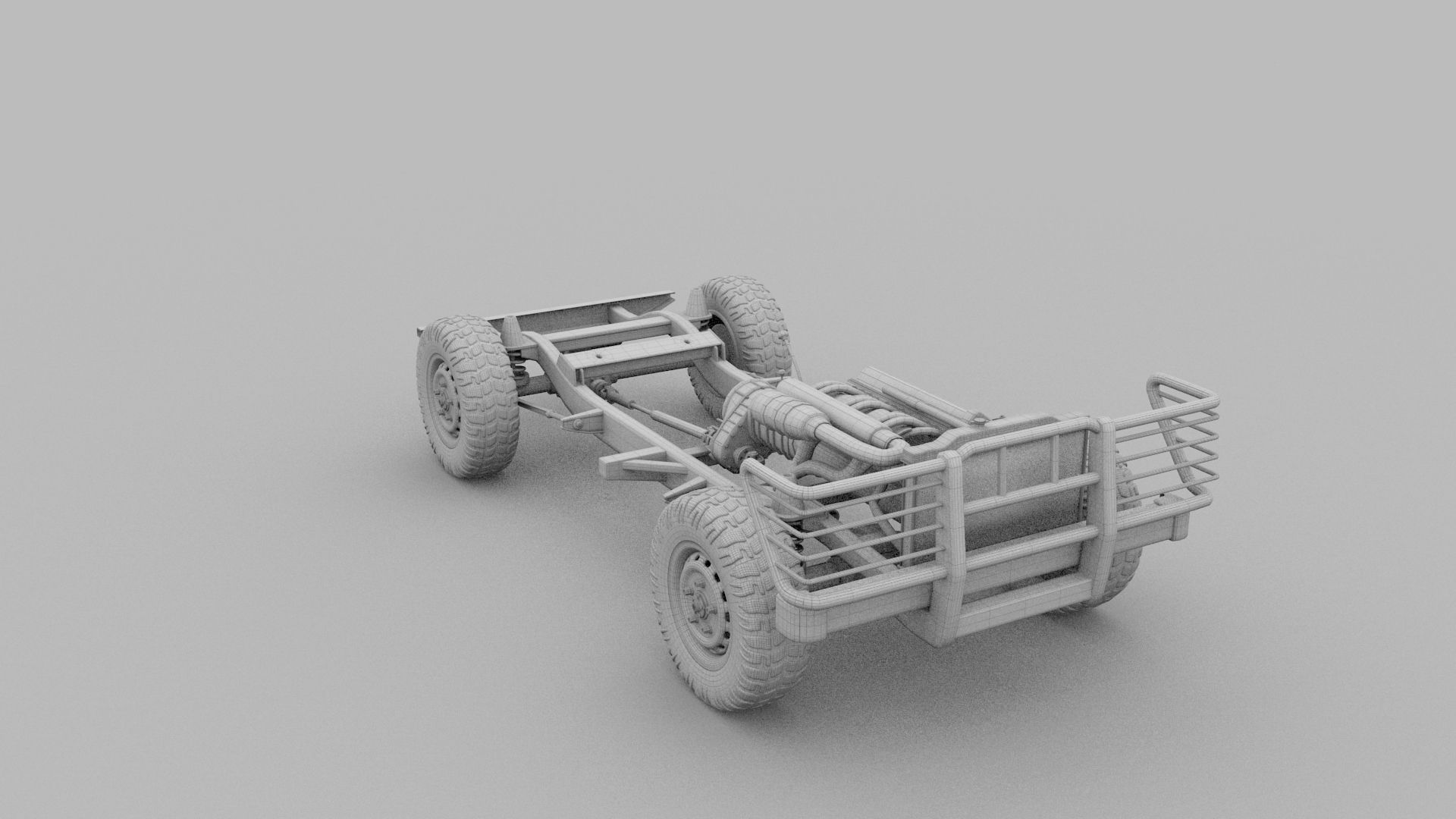 Full SUV Chassis 3D model_29