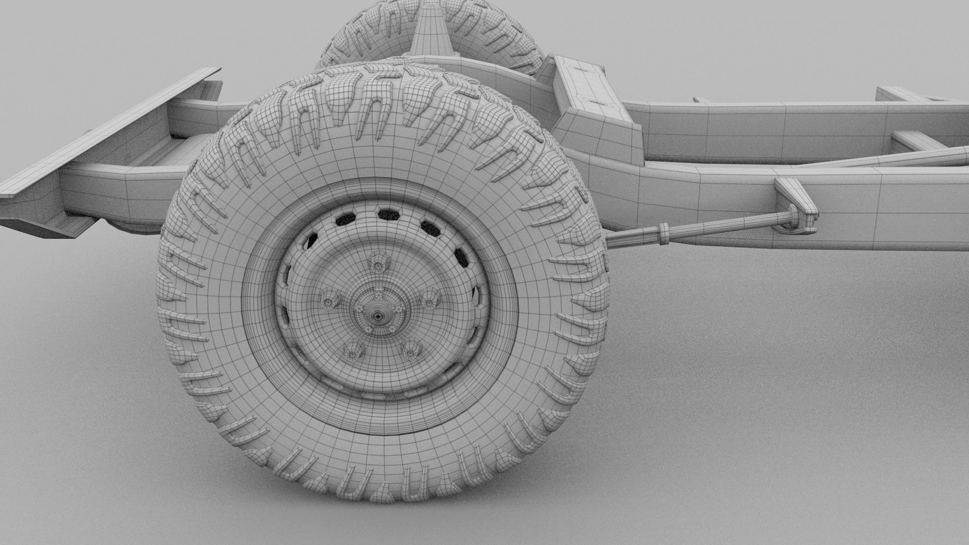 Full SUV Chassis 3D model_31