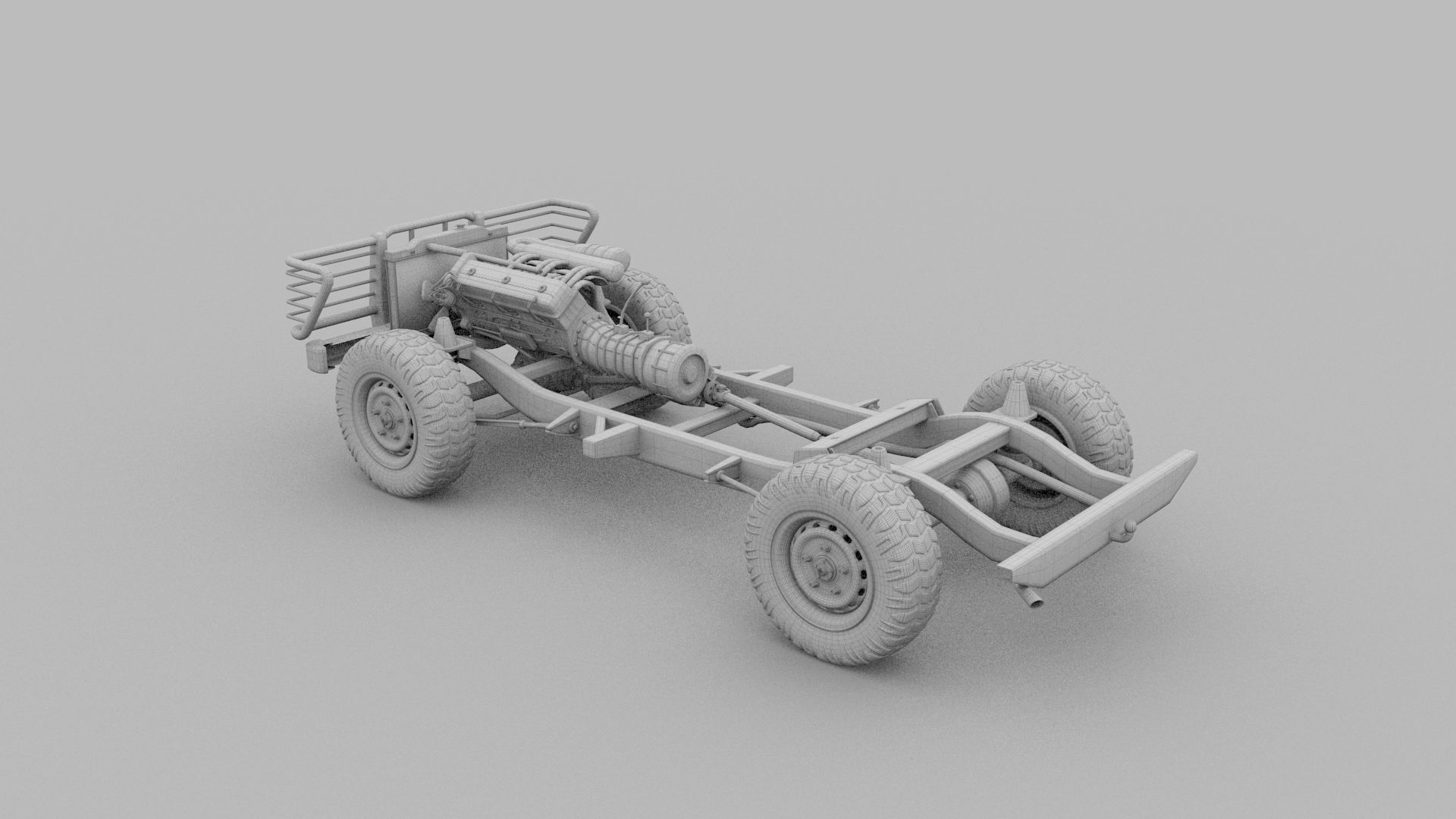 Full SUV Chassis 3D model_18