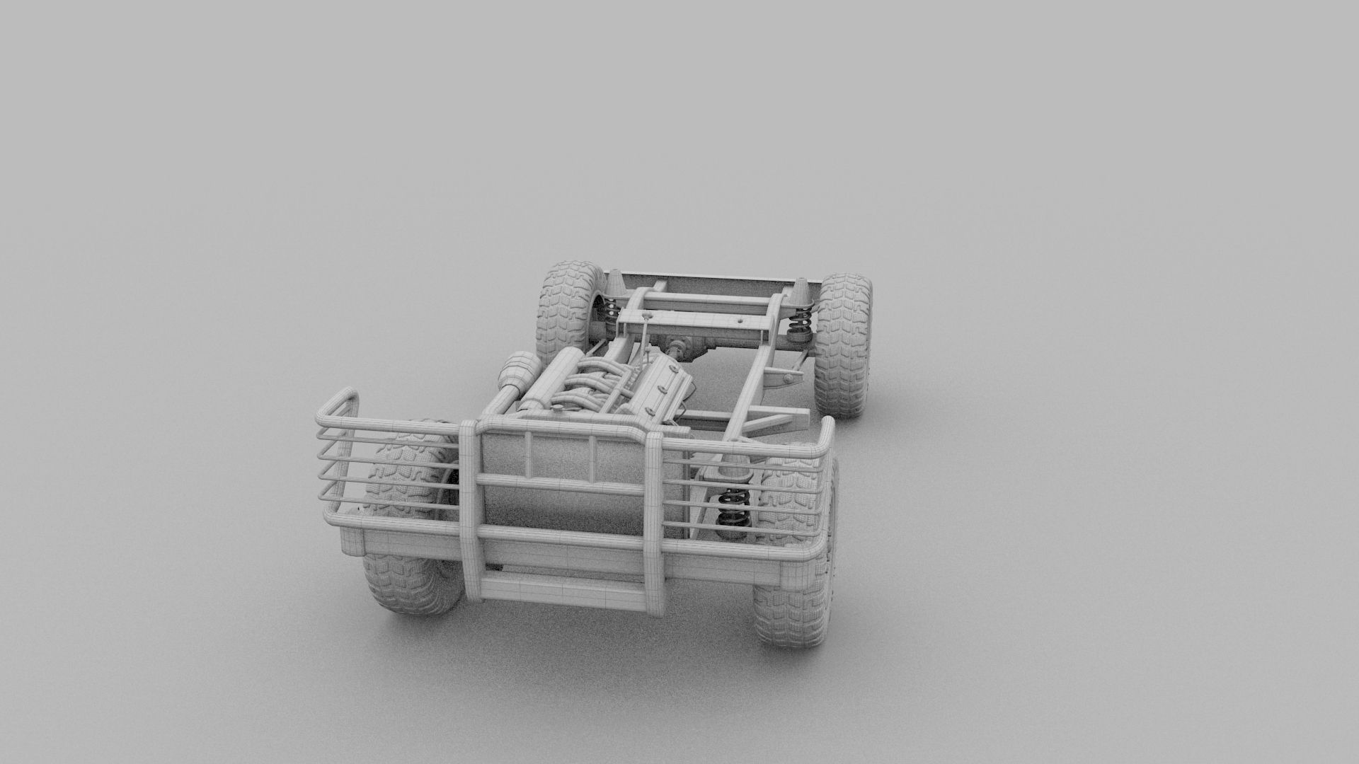 Full SUV Chassis 3D model_23