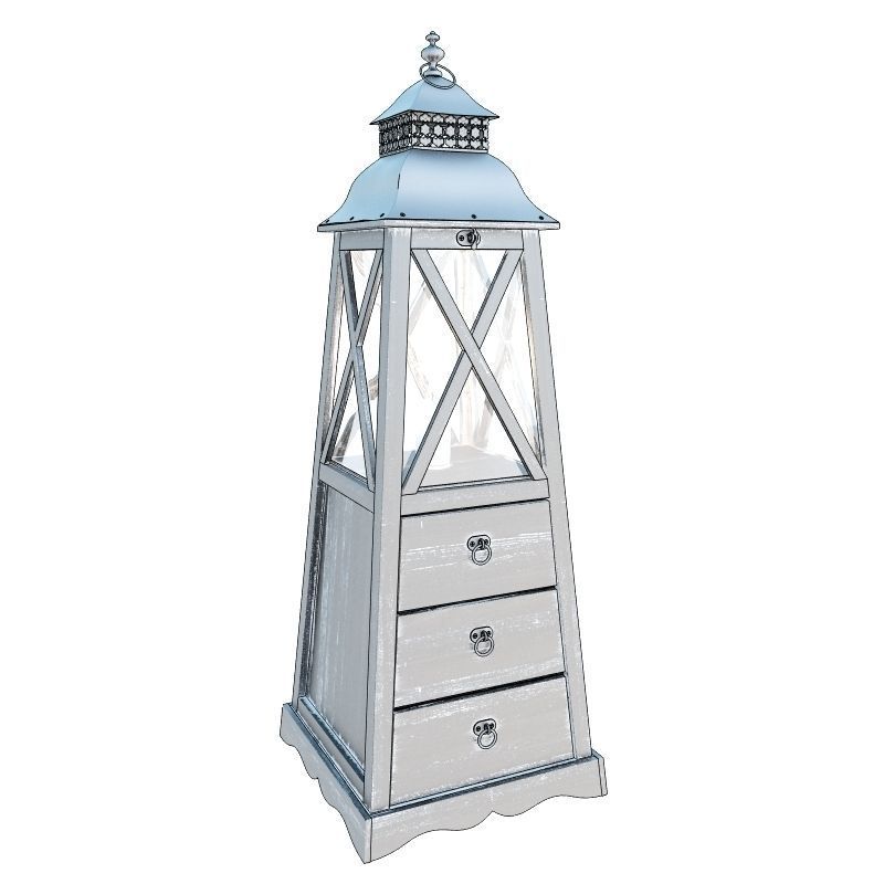 Kufer Decorative Candle Holder 3D model_2