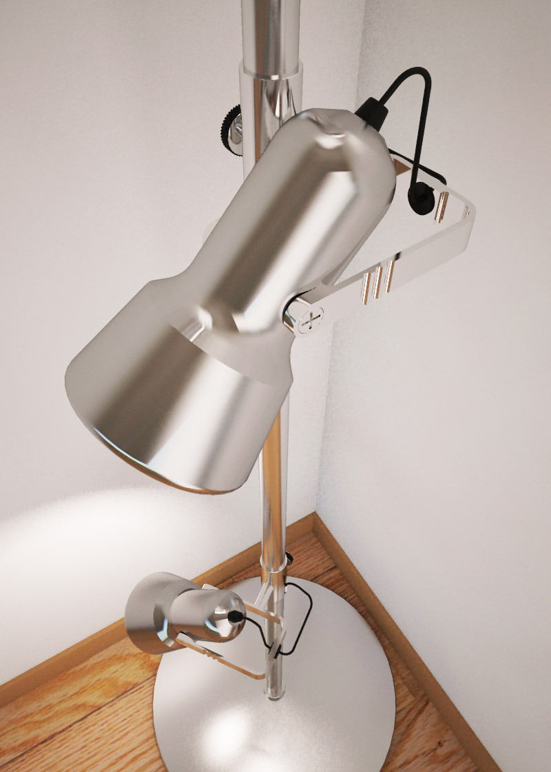 Interior Floor lamp 3D model_1