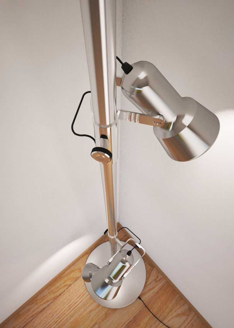 Interior Floor lamp 3D model_2