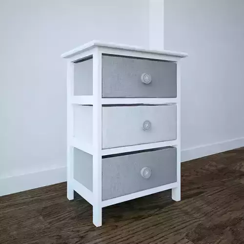 Kufer bedroom nightstand 3D model