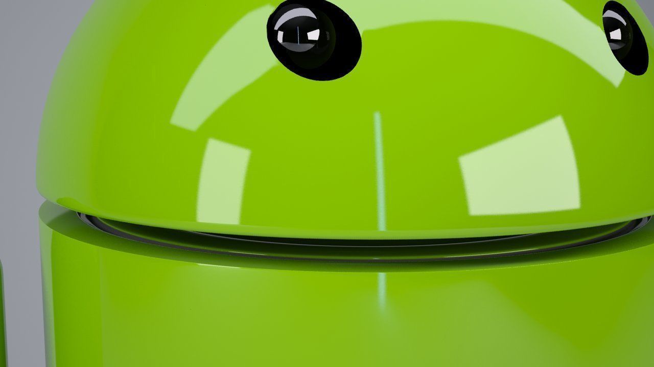 Android logo rigged 3D model_2