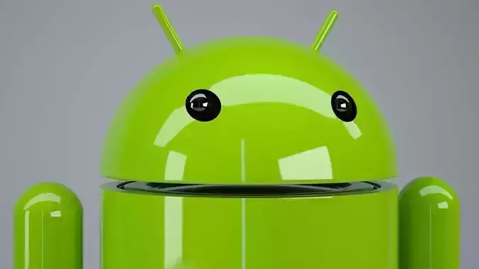 Android logo rigged 3D model