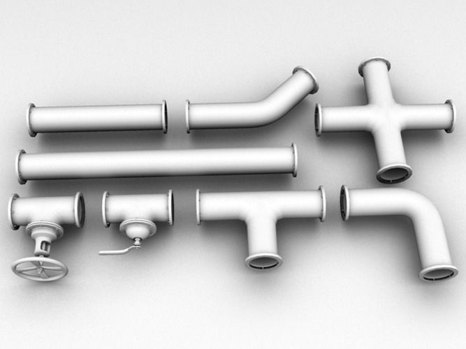 Pipeline Construction Kit 3D model_14
