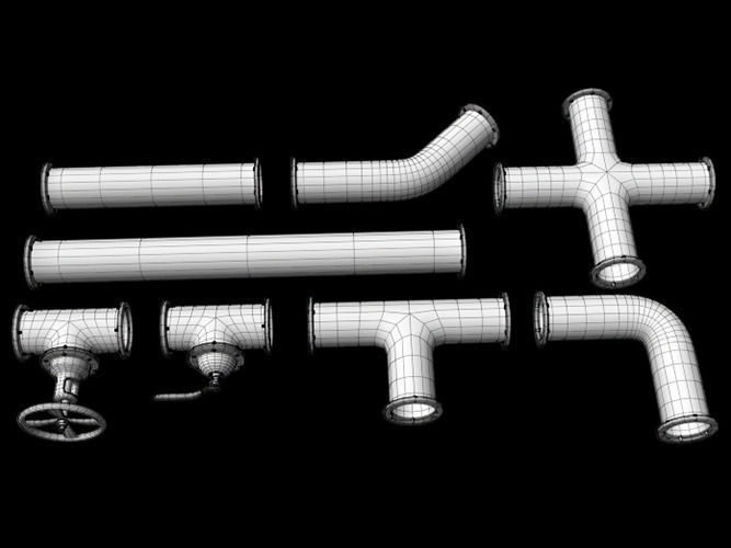 Pipeline Construction Kit 3D model_15
