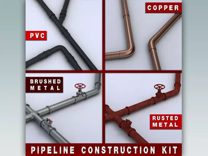 Pipeline Construction Kit 3D model_0