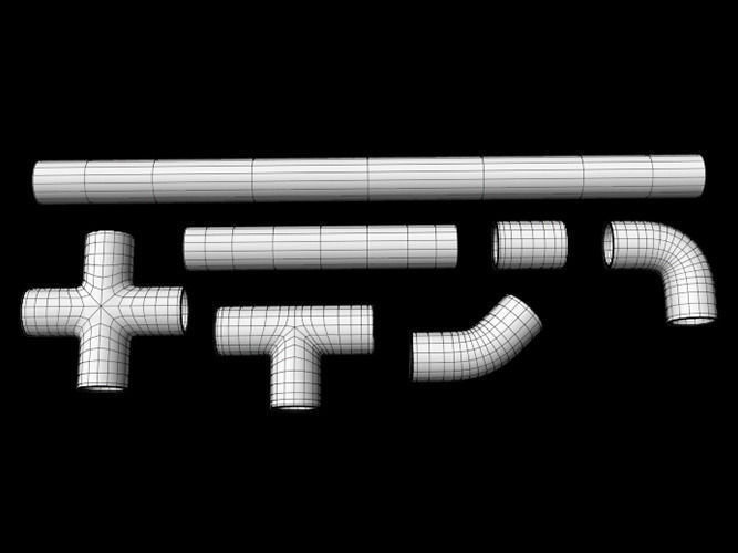 Pipeline Construction Kit 3D model_11