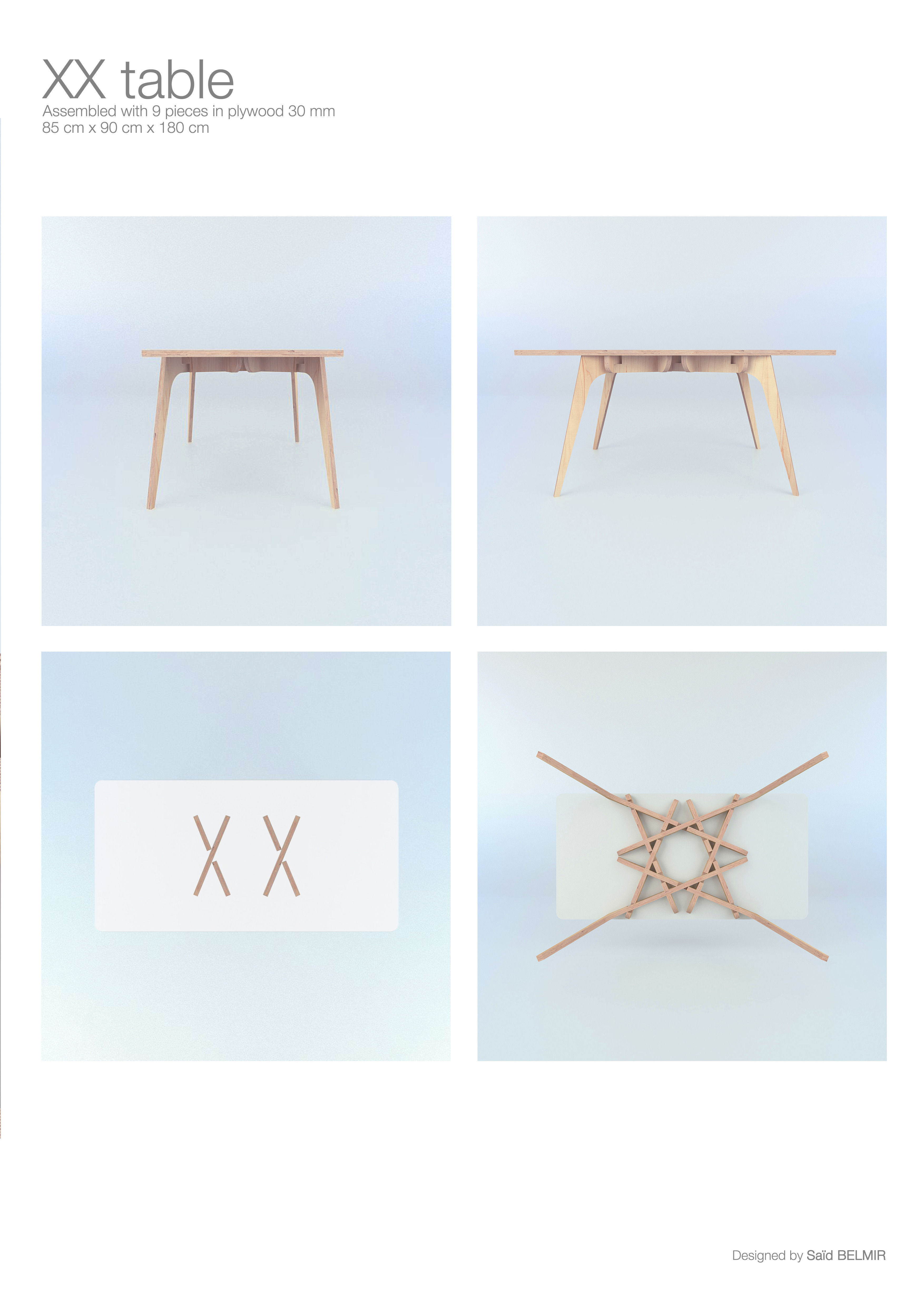 The XX Table 3D model_3