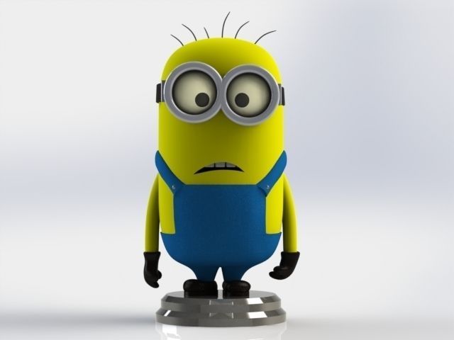 Minion Printable Minifigure 3D Model 3D print model_3