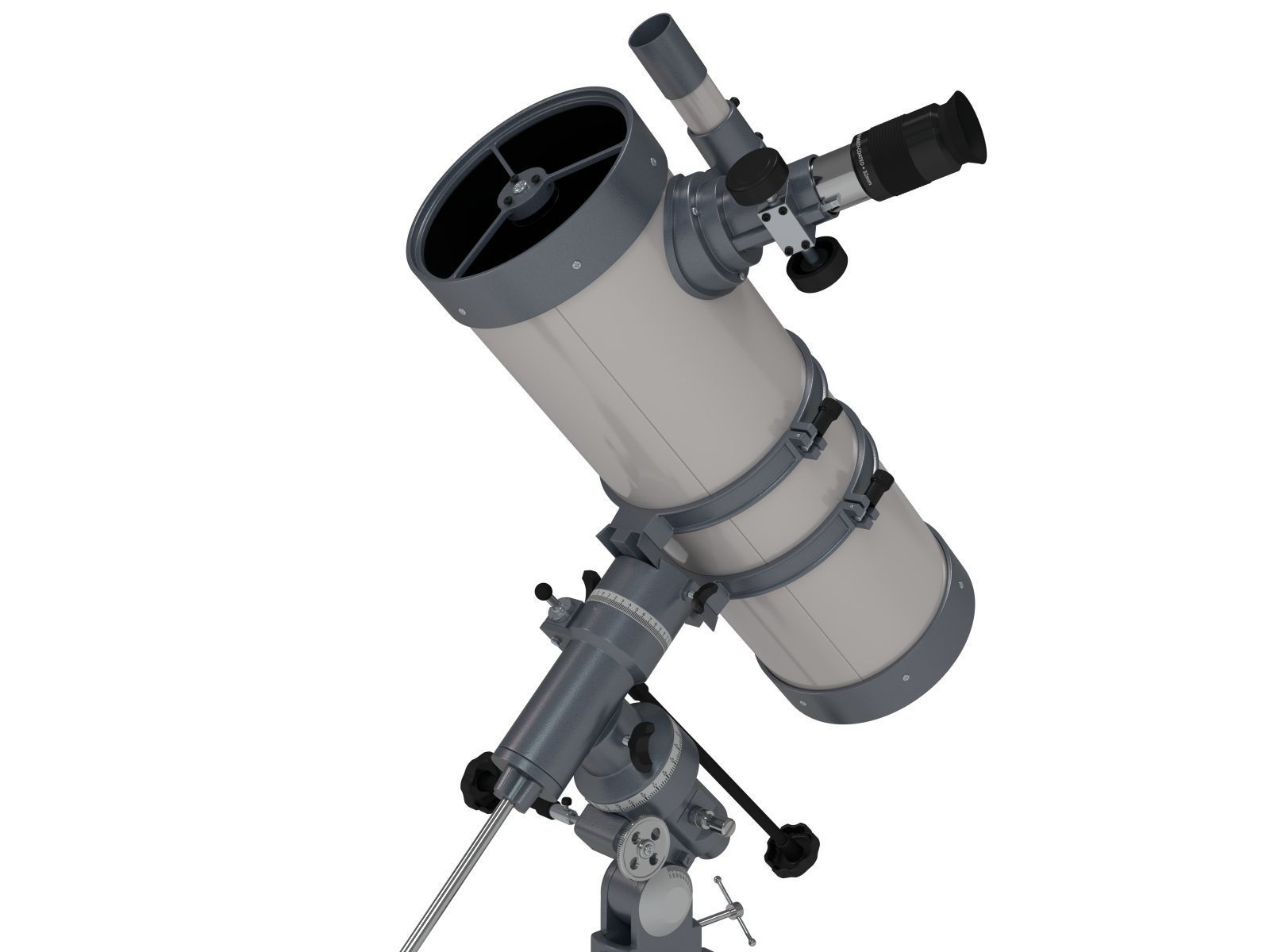 Reflector Telescope 3D model_5