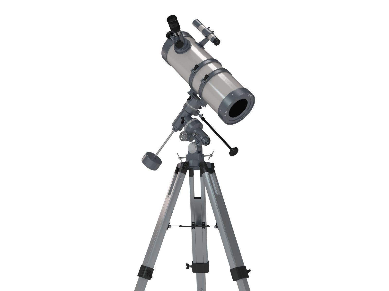 Reflector Telescope 3D model_3