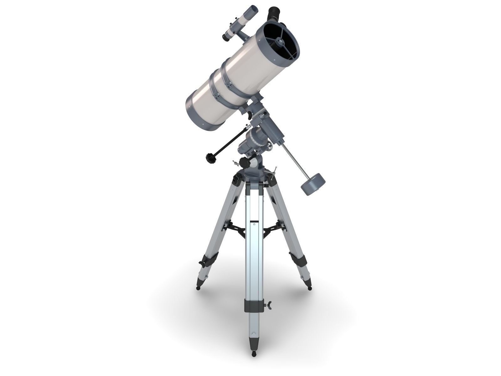 Reflector Telescope 3D model_2