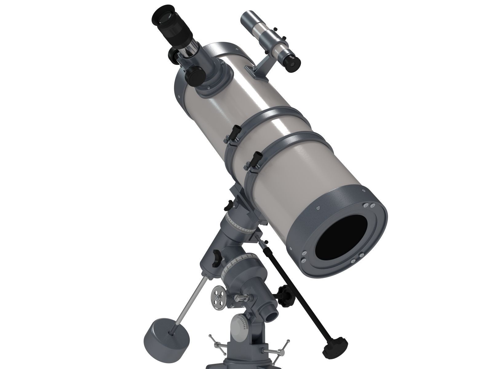 Reflector Telescope 3D model_4