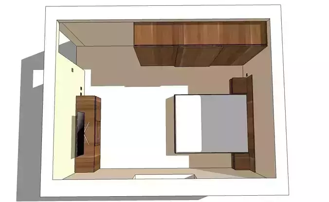 Bedroom Cosmin 3D model