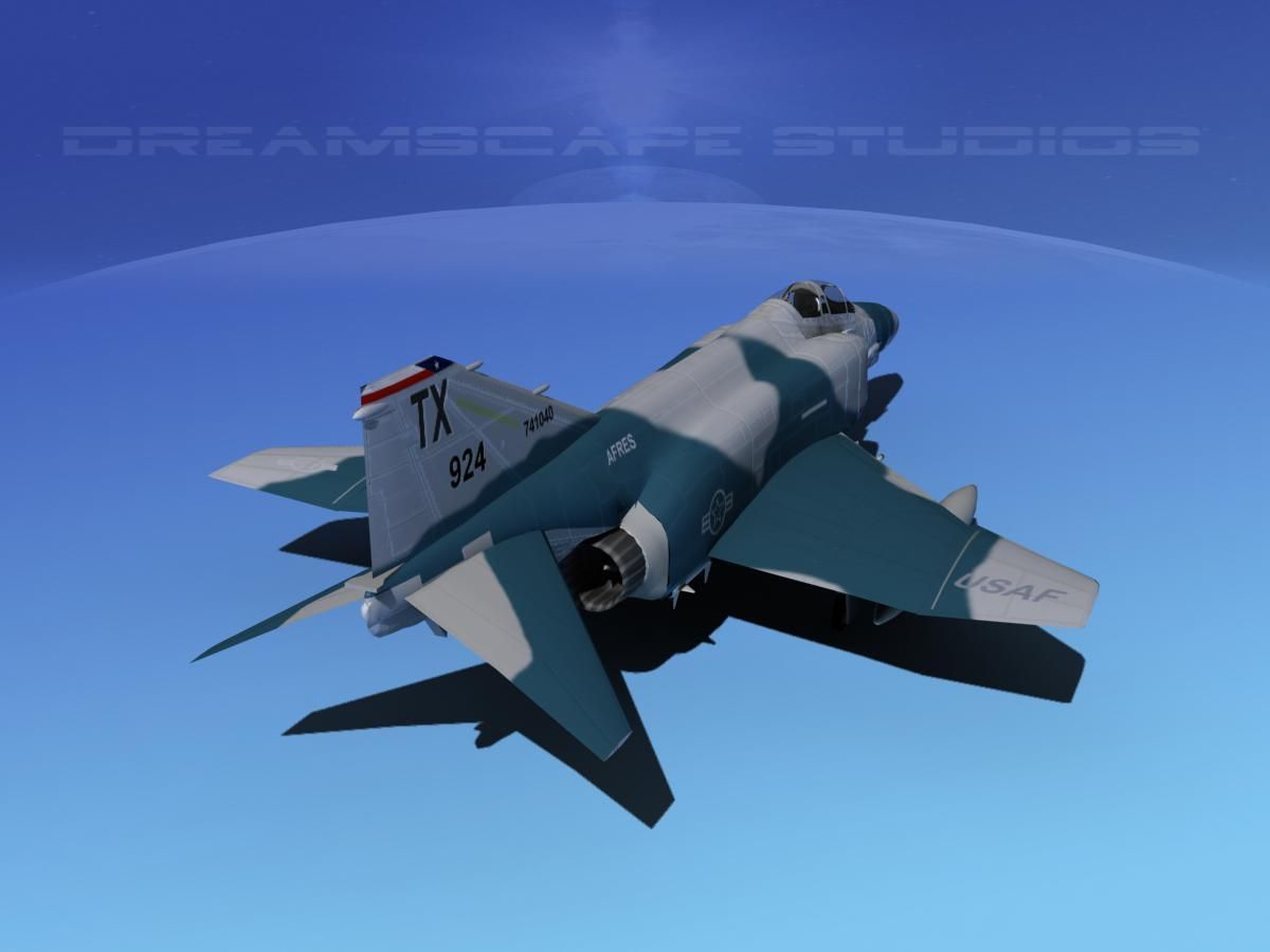 McDonnell Douglas F-4E Phantom II V05 3D model_6