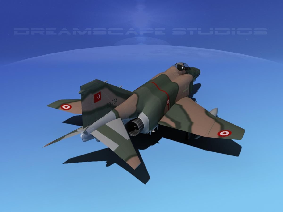 McDonnell Douglas F-4E Phantom II V10 3D model_6