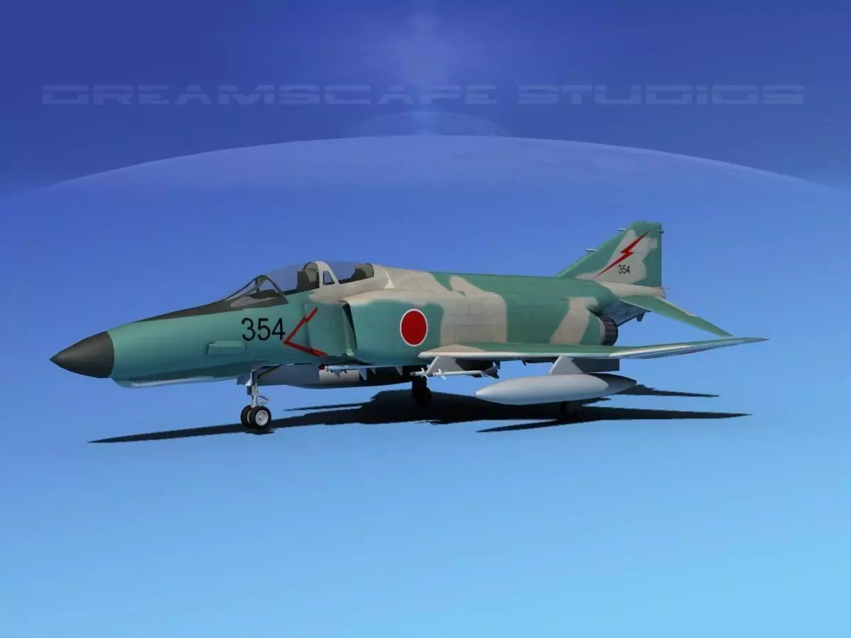 McDonnell Douglas F-4E Phantom II V11 3D model