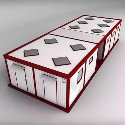 Container Double Shipping House 3D model