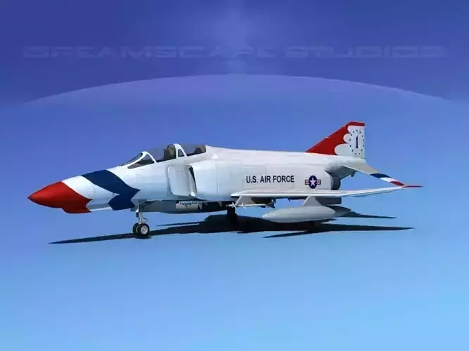 McDonnell Douglas F-4E Phantom II V15 3D model
